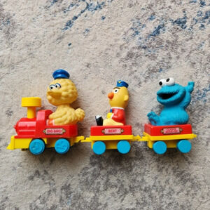 Vintage Sesame Street Train Wind‎ Up Toy